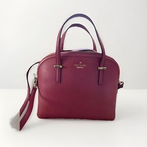 Kate Spade Deep Red Satchel